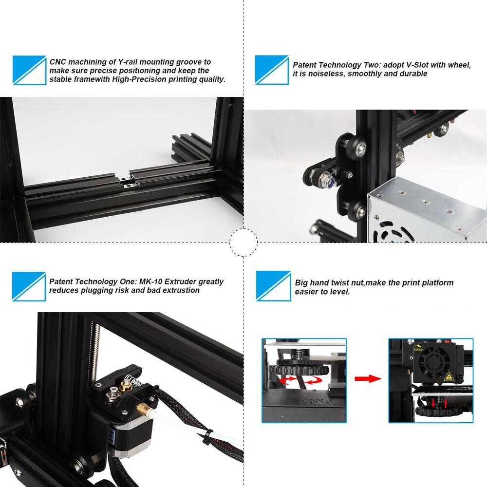 3Д Принтер Creality Ender 3, FDM - eMAG.bg