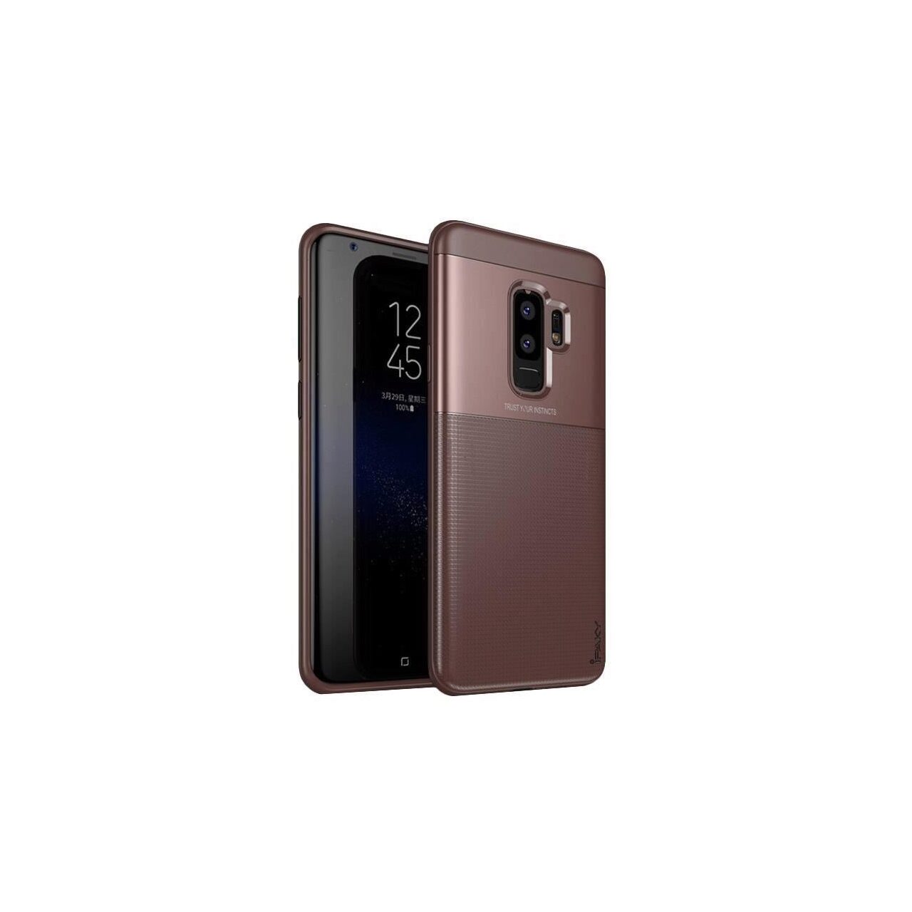 Husa Samsung Galaxy S9 Plus Ipaky Shield - Maro