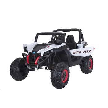 Masina electrica NOU RSX Alb, 4x4, 2x12V, rotile EVA, scaun larg cu doua locuri, cheie pentru Start, 2.4 GHz, 4X MOTOR, 2 cifre, USB, card SD Masina electrica NOU RSX Alb, 4x4, 2x12V, rotile EVA, scaun larg cu doua locuri, cheie pentru Start, 2.4 GHz, 4X MOTOR, 2 cifre, USB, card SD