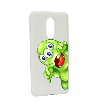Husa Xiaomi Redmi Note 5 / Redmi 5 Plus, Silicon, Green Monster W60 Husa Xiaomi Redmi Note 5 / Redmi 5 Plus, Silicon, Green Monster W60