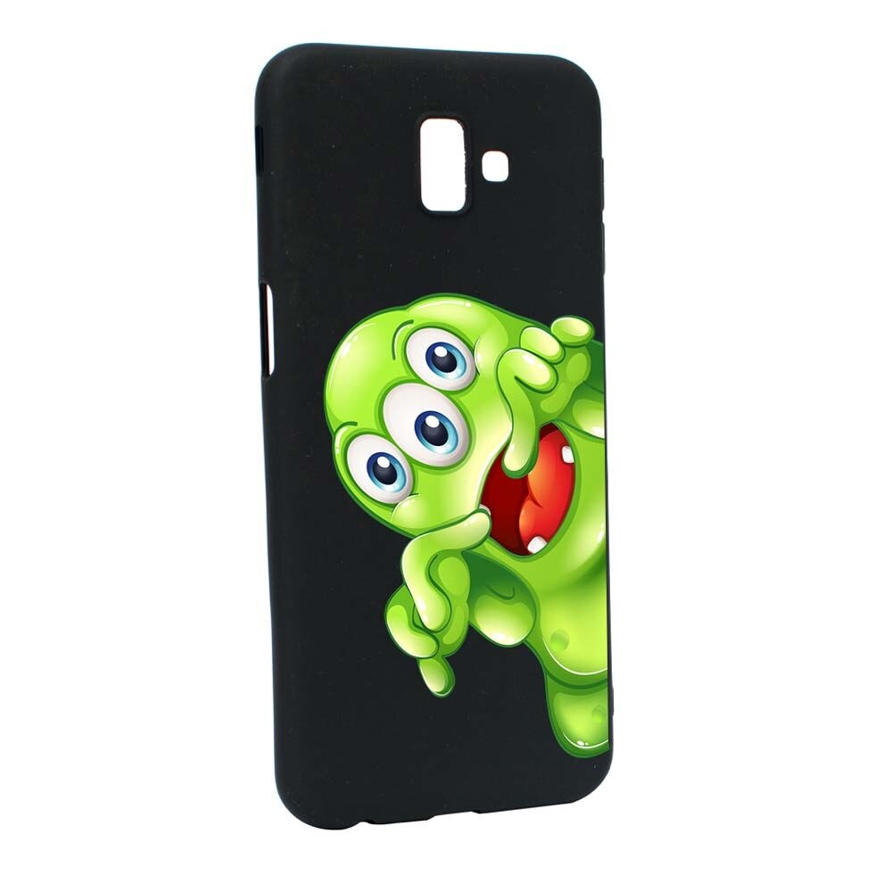 Husa Samsung Galaxy J6 Plus / J6 Prime, Silicon, Green Monster B60