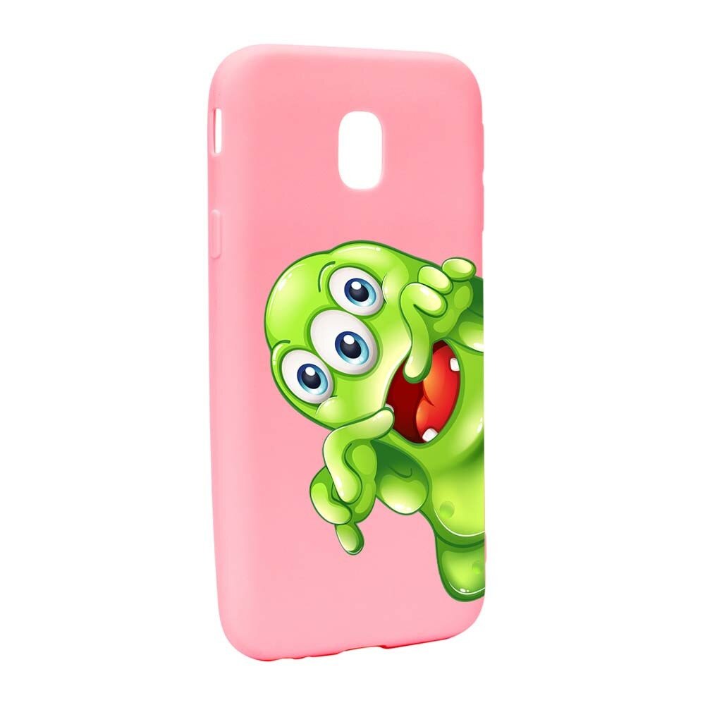 Husa Samsung Galaxy J7 2018, Silicon, Green Monster P60