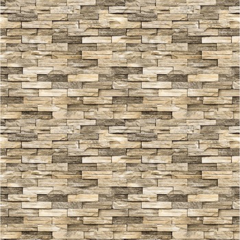 Autocolant Zid piatra subtire crem si gri, 135 x 225 cm Autocolant Zid piatra subtire crem si gri, 135 x 225 cm