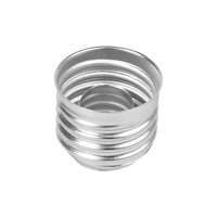 Adaptor dulie E27 - E14 Metalic