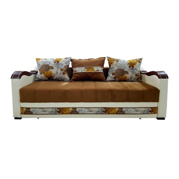 Canapea Lucia,215x140,maro/bej Canapea Lucia,215x140,maro/bej