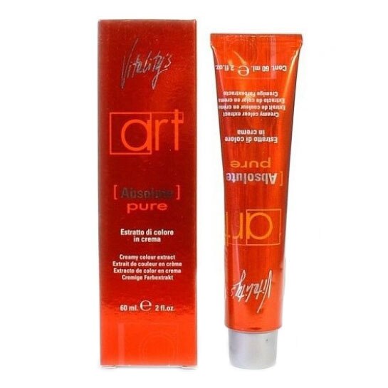 Vopsea permanenta de par Vitality's Art Absolute cu amoniac Pure Red Fortifiant Culoare 60 ml