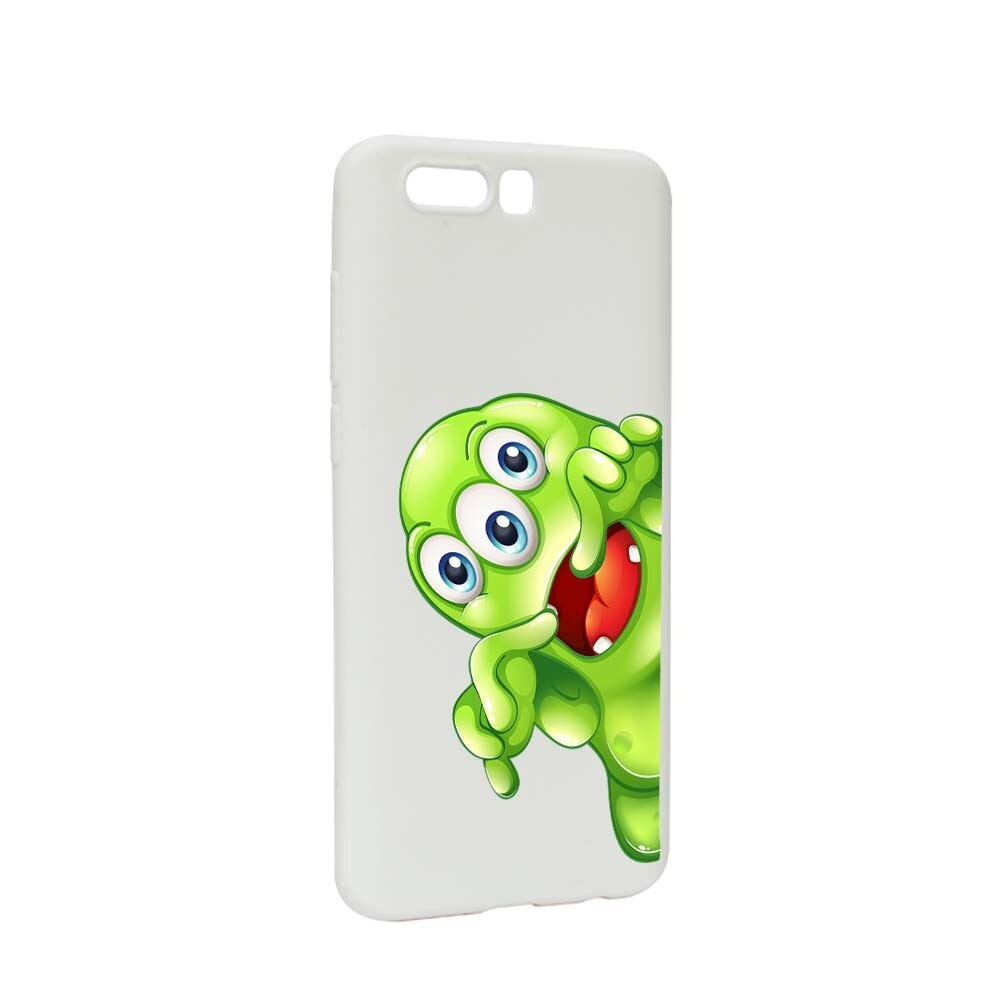 Husa Huawei Honor 9, Silicon, Green Monster W60