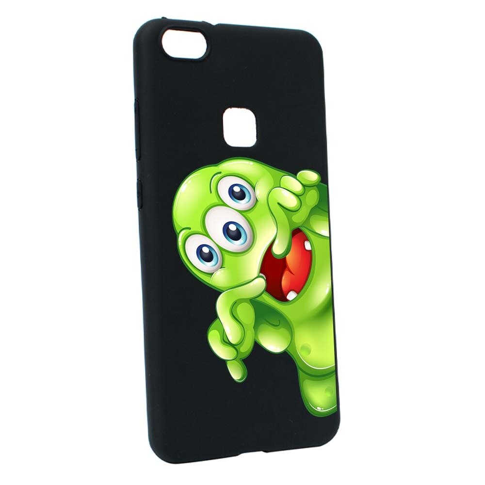 Husa Huawei P10 Lite, Silicon, Green Monster B60