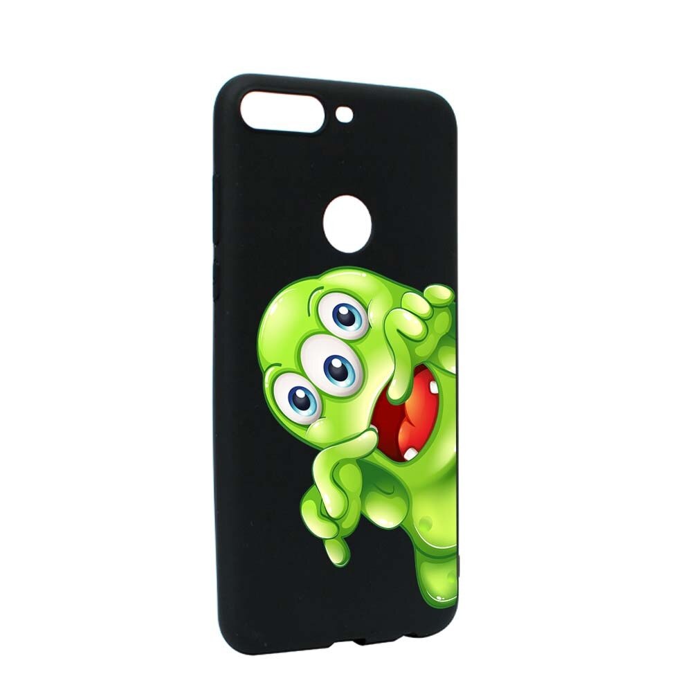 Husa Huawei Y7 2018 / Y7 Prime 2018, Silicon, Green Monster B60