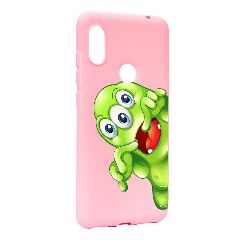 Husa Xiaomi Mi Max 3, Silicon, Green Monster P60