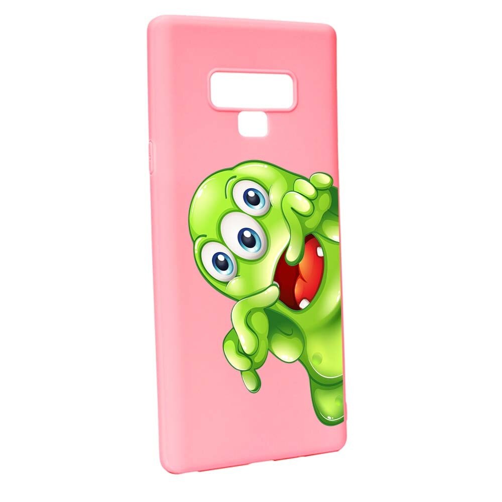 Husa Samsung Galaxy Note 9, Silicon, Green Monster P60