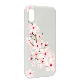 Husa Apple iPhone XS Max, Silicon, Spring Flower W62 Husa Apple iPhone XS Max, Silicon, Spring Flower W62