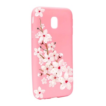 Husa Samsung Galaxy J3 2018, Silicon, Spring Flower P62 Husa Samsung Galaxy J3 2018, Silicon, Spring Flower P62