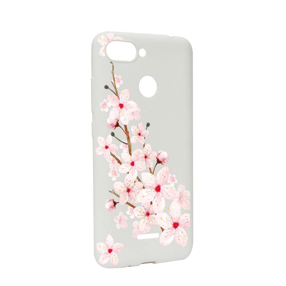 Husa Xiaomi Redmi 6, Silicon, Spring Flower W62