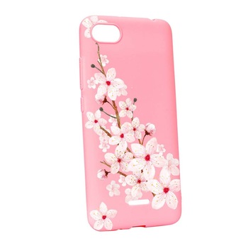 Husa Xiaomi Redmi 6A, Silicon, Spring Flower P62 Husa Xiaomi Redmi 6A, Silicon, Spring Flower P62