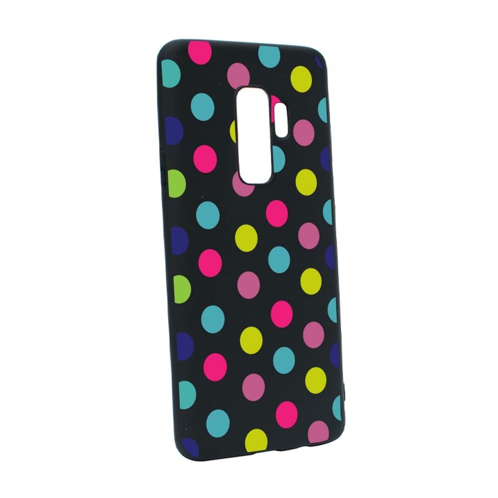 Husa Samsung Galaxy S9, Silicon, Dots Color B61