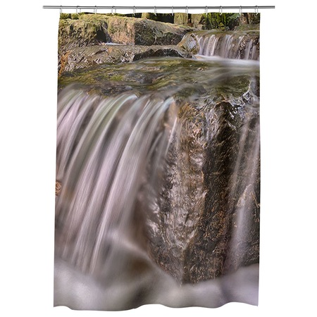 Perdea Dus Cada Pentru Baie Art Factory Peisaj Cu Apa Care Curge Pe Stanci Model Mare Model Multicolor Decoratiuni Baie 150 X 200 Cm Emag Ro