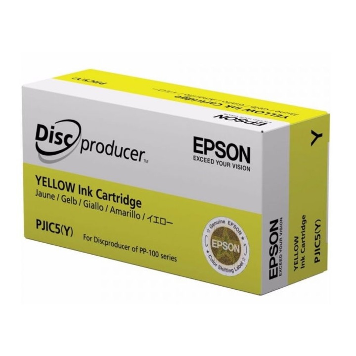 Cartus de cerneala Yellow PJIC5(Y) pentru Epson DiscProducer