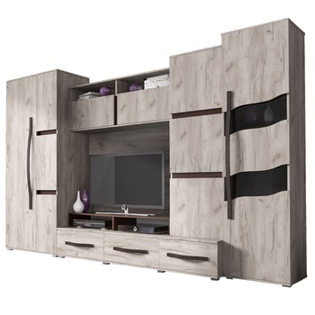 Biblioteca, CB, Sebastian, Sonoma / Czekolada, 300x203x52 cm Biblioteca, CB, Sebastian, Sonoma / Czekolada, 300x203x52 cm