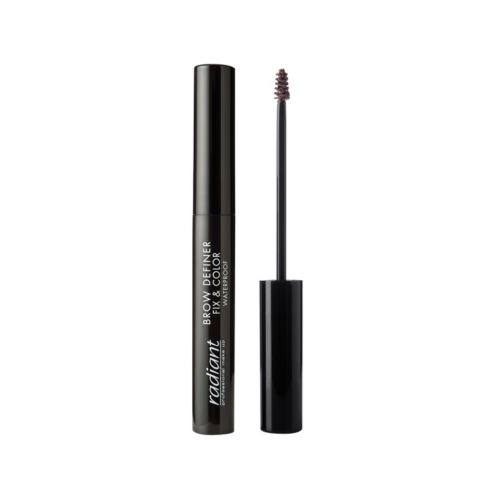Radiant, Спирала за вежди Eyebrow Definer Fix&Color, Waterproof, 01A, 5 ml