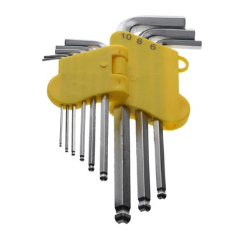 Set 9 chei imbus, 1,5 - 10mm, producator Erba Set 9 chei imbus, 1,5 - 10mm, producator Erba