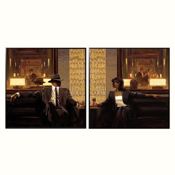 Set de doua tablouri pe suport de MDF  Set de doua tablouri pe suport de MDF