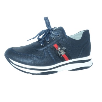 Pantofi casual pentru fetite Bessky YJ8987-4B, Bleumarin Pantofi casual pentru fetite Bessky YJ8987-4B, Bleumarin