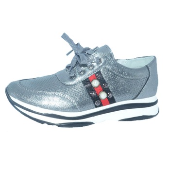 Pantofi casual pentru fetite Bessky YJ8983-2G,Gri Pantofi casual pentru fetite Bessky YJ8983-2G,Gri