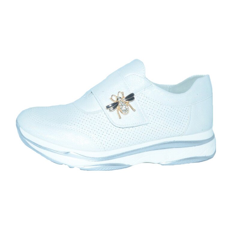 Pantofi casual pentru fetite Bessky YJ8985-6A, Alb