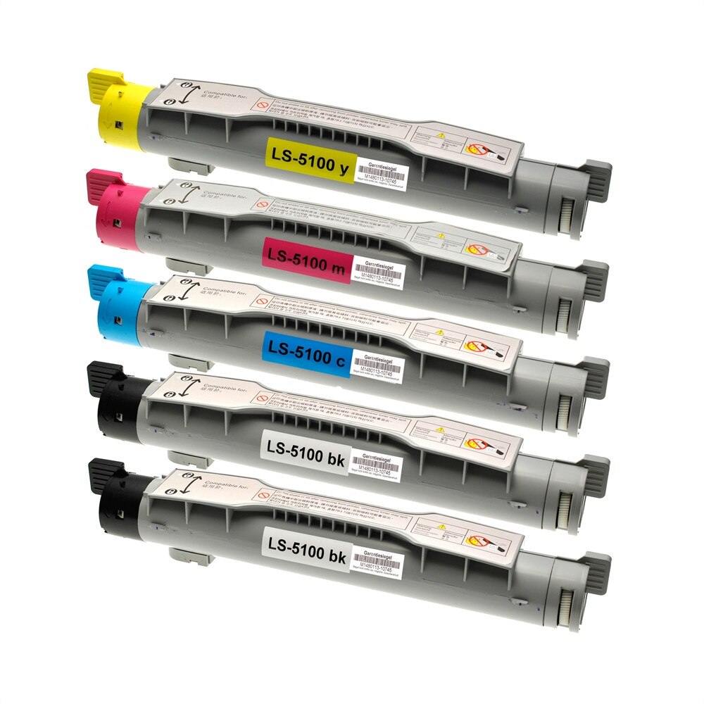 Set 5 Cartuse Compatibile pentru Dell 5100 cn [2Bk/C/M/Y ] 45000 Pag. |310-5807 / 593-10054 / GG577 / H5702