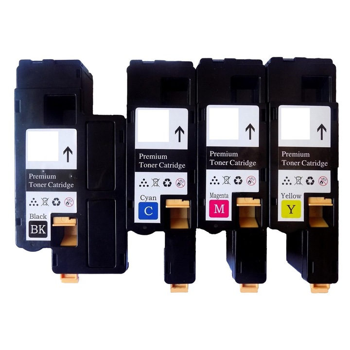 EPS 6022 4 darabos festék toner, kompatibilis: Xerox 106R02757 (106R2757), fekete / ciánkék / bíbor / sárga, Phaser 6020/6022 / WorkCentre 6025/6027