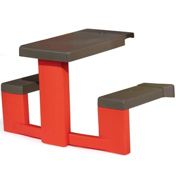 Masa de picnic cu doua banci Smoby pentru casuta Jura Lodge Masa de picnic cu doua banci Smoby pentru casuta Jura Lodge