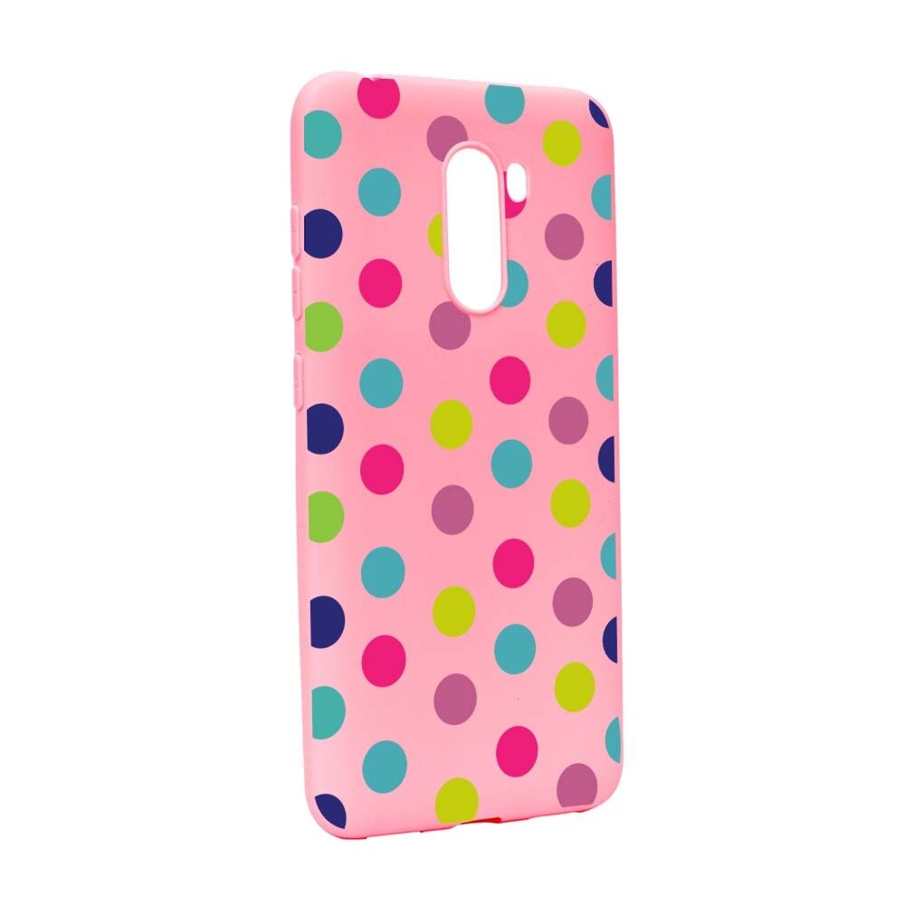 Husa Xiaomi PocoPhone F1, Silicon, Dots Color P61