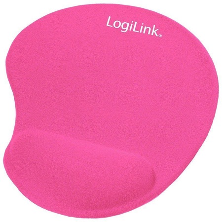 Mouse pad ergonomic cu gel, LogiLink, roz - eMAG.ro