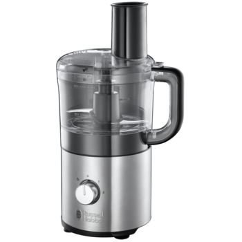 Robot de Bucatarie Russell Hobbs Compact Home 25280-56, 500 W, 1.9 L, 2 viteze/puls, Design compact, Inox Robot de Bucatarie Russell Hobbs Compact Home 25280-56, 500 W, 1.9 L, 2 viteze/puls, Design compact, Inox