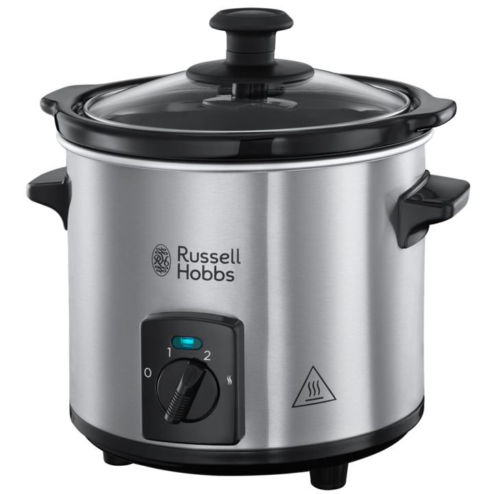 Slow cooker Russell Hobbs Compact Home 25570-56, 145 W, 2 L, Design compact, Vas ceramic, Inox