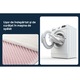 Topper Sleepy, Silver Stress Zero, 7 cm, 72x190 cm