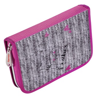 Penar Hama Gri / roz 4x13.5x13.5x20.5 cm Penar Hama Gri / roz 4x13.5x13.5x20.5 cm