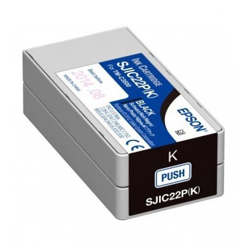 Cartus de cerneala BLACK SJIC22P(K) pentru EPSON C3500
