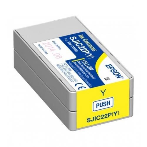 Cartus de cerneala YELLOW SJIC22P(Y) pentru EPSON C3500