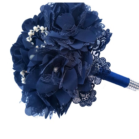 Buchet Mireasa Extravagant Din Flori Textile Si Bijuterii Emag Ro