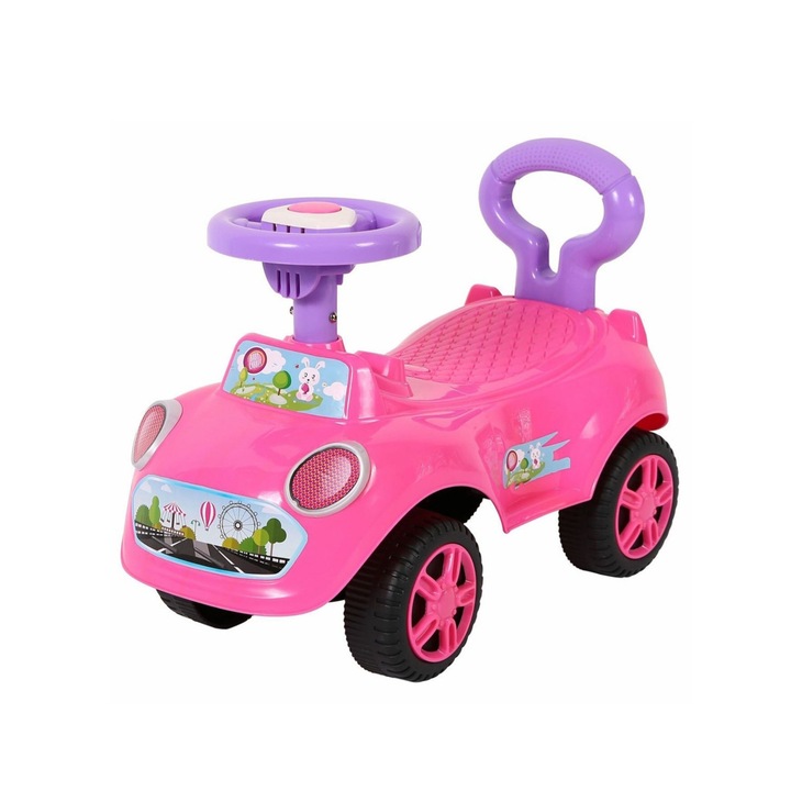 Baba taxi, rózsaszín, 18 hónapos felett, kisautó 52 x 18,5 x 25 cm