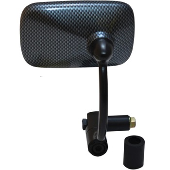 Oglinda Moto, Universala, culoare Carbon ,se monteaza pe capatul ghidonului, O bucata. Oglinda Moto, Universala, culoare Carbon ,se monteaza pe capatul ghidonului, O bucata.