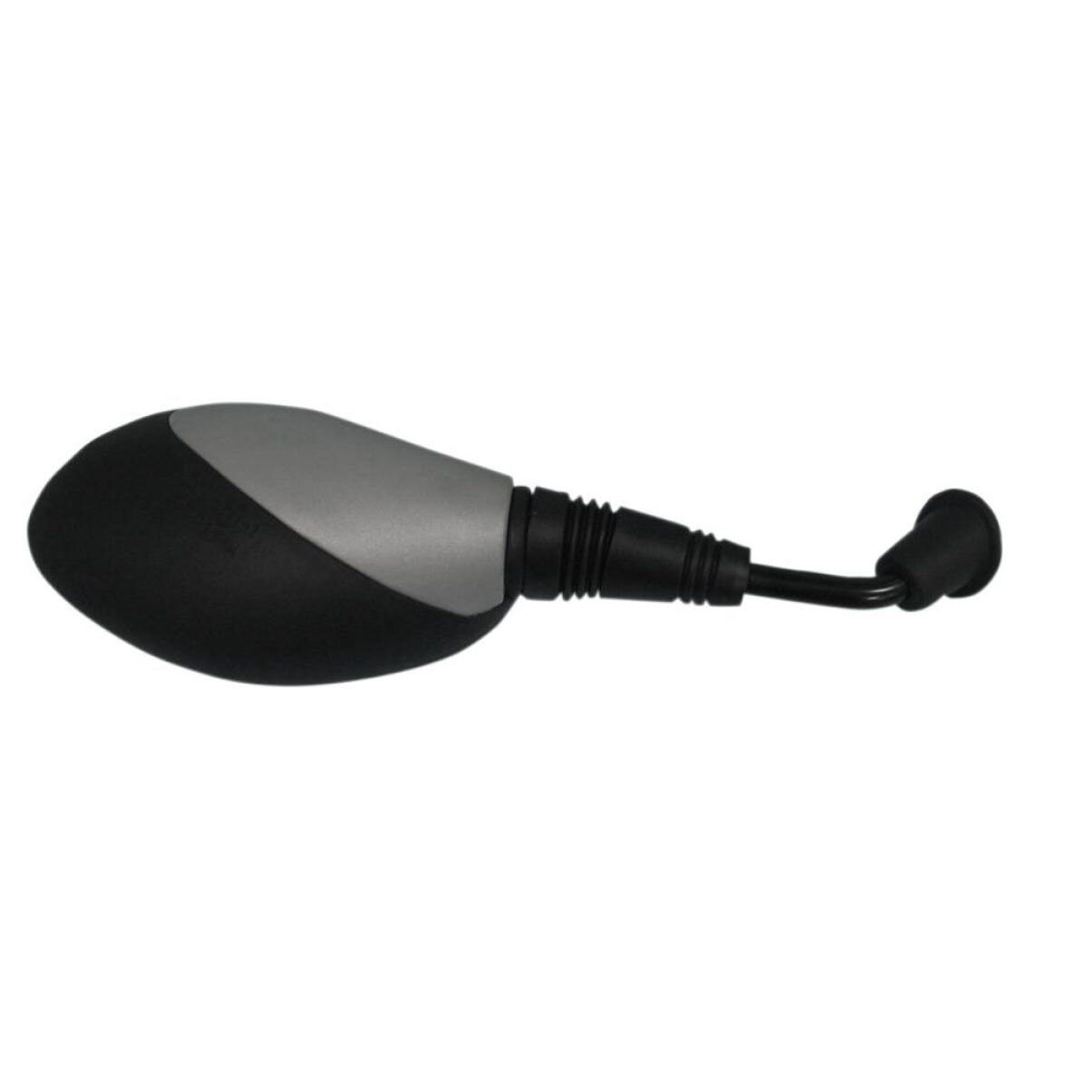 Set Doua Oglinzi Moto Universale, forma ovala, culoare neagra.