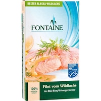 File de somon salbatic in sos de mustar si miere 200 g - Fontaine