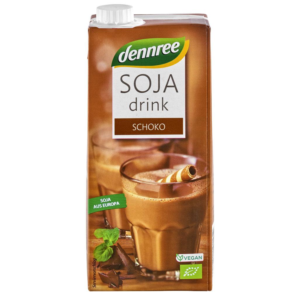 Bautura vegetala din soia cu cacao ECO 1 L - Dennree