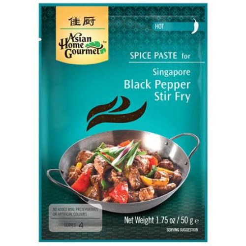 Pasta condimentata pentru orez prajit cu piper negru 50 g - Asian Home Gourmet