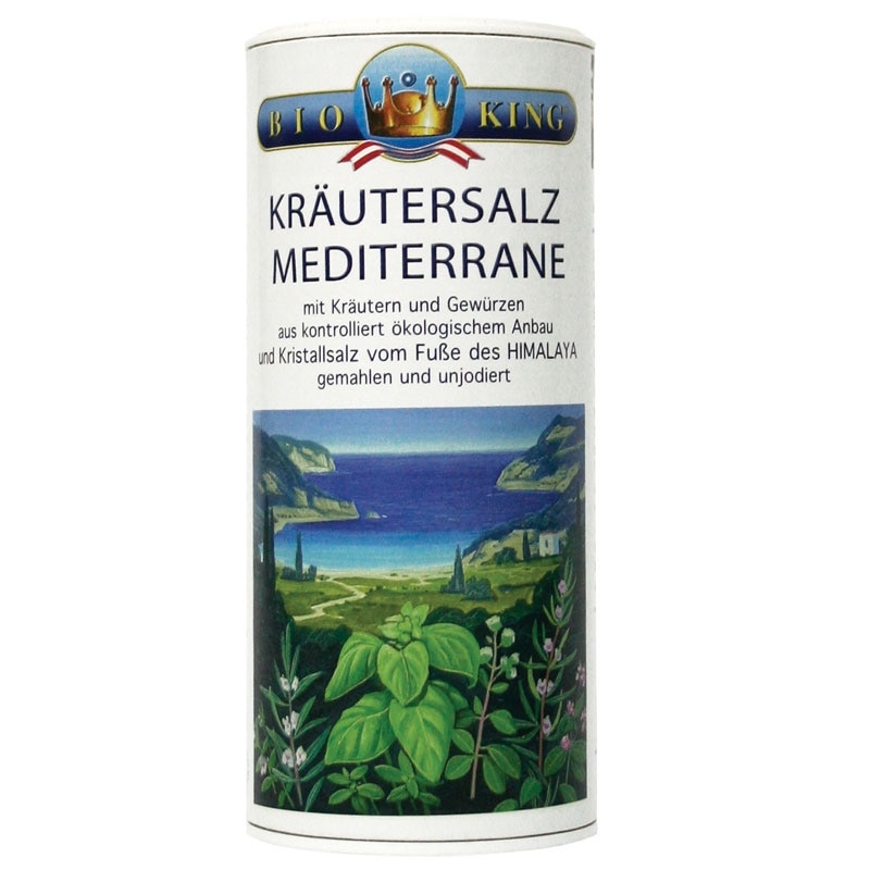 Sare Himalaya cu plante aromatice mediteraneene ECO 200 g - Bioking