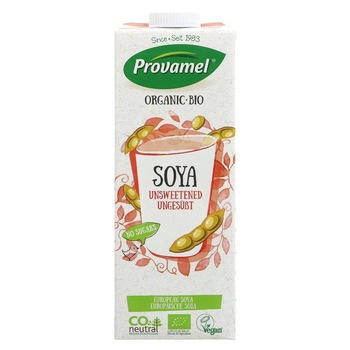 Bautura de soia neindulcita ECO 1 L - Provamel Bautura de soia neindulcita ECO 1 L - Provamel