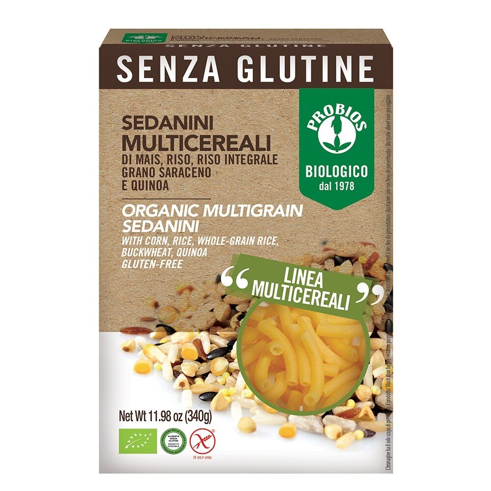 Macaroane multicereale - fara gluten, Probios, 340g